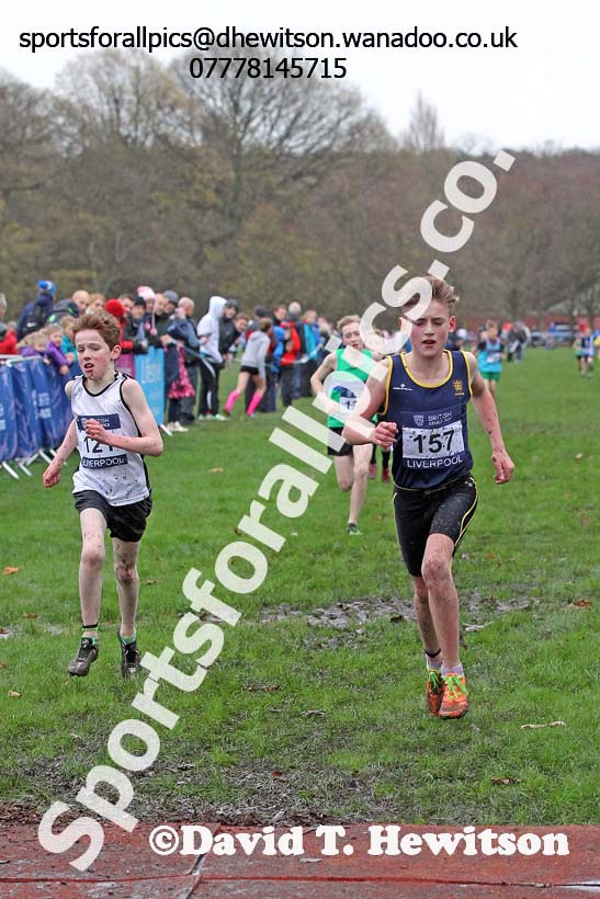 Boys under-13s, British Athletics Liverpool Cross Challenge, Sefton Park, Liverpool. Photo: David T. Hewitson/Sports for All Pics